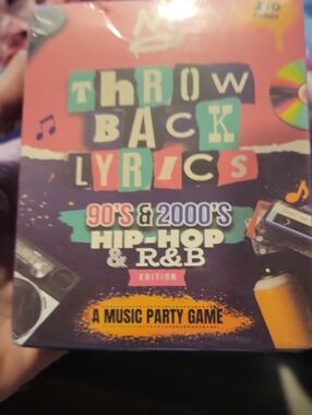 Throwback Lyrics 90's & 2000's Hip-Hop & R&B Music Party Game